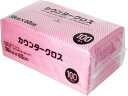 【お取り寄せ】大和物産 カウンタークロス 60×30cm 100枚入 ピンク カウンタークロス ふきん クリーンナップ キッチン消耗品