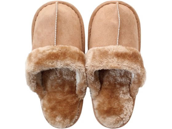 【レビュー投稿で100円OFFクーポン】ストロング センターシーム ボアスリッパ キャメル 62-3-550-06 デ..