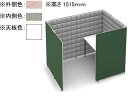 【メーカー直送】コクヨ ソロチェアーブース フォーレ サイド開口 W1360 ピンク×ホワイト【代引不可】【組立・設置・送料無料】