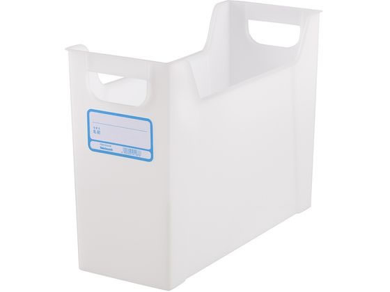 【レビュー投稿で100円OFFクーポン】ナカバヤシ 置き勉ファイルボックスA4 ホワイト FBS-E04W A4 ボックスファイル PP製 ボックス型ファイル