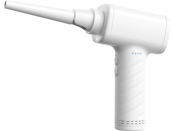 【マラソン限定2000円クーポン★ポイント2倍16日9:59迄】ナカバヤシ 電動エアダスター充電式 ホワイト DAD-101WH エアーダスター PC パソコン 家電