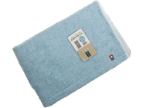 【レビュー投稿で100円OFFクーポン】林 今治ラウンドカラー バスタオル ブルー BN204201 バスタオル 業..