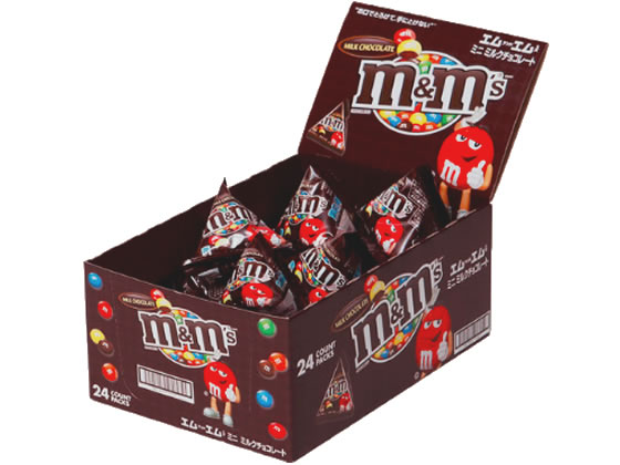 マースジャパン M&M'sミニミルクチョコレート×24個 チョコレート菓子 スナック菓子 お菓子