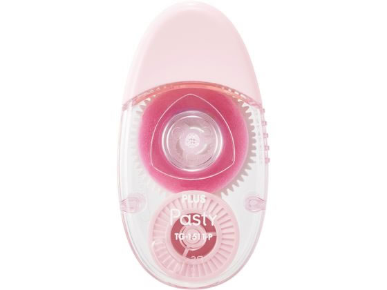 【大感謝祭限定★2,000円OFFクーポン＆19日20:00〜26日9:59迄ポイント2倍】【お取り寄せ】プラス Pasty テープのり 使切り ピンク 54454 TG-1511-P