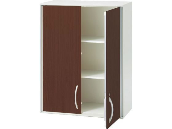 【マラソン限定★ポイント2倍】【メーカー直送】プラス XFストレージ 保管庫 木目扉 上置き マホガニー H1050mm【代引不可】【組立・設置・送料無料】両開き書庫 スチールキャビネット ロッカー オフィス家具