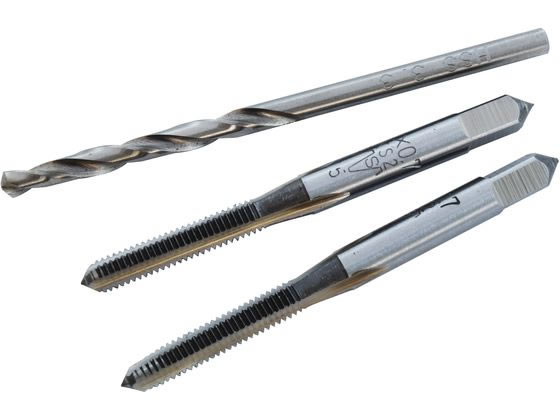 【お取り寄せ】新潟精機 タップドリルセット M4 TDS-M4 ねじ切り工具 タップ ダイス 切削工具 作業用品 工具