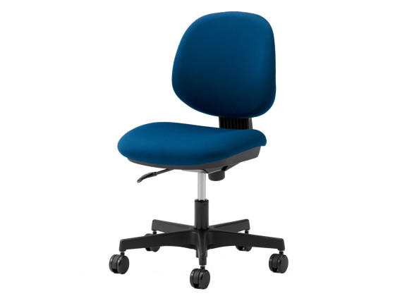 【メーカー直送】オカムラ RC1チェア 肘無し ブルー 8RC11A F5B3【代引不可】【お客様組立】 肘なし 布張りチェア オフィスチェア オフィス家具