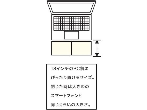 【レビュー投稿で100円OFFクーポン】ダイゴー isshoni.ノート デスク 方眼 PC13インチ ブラック R1713 ノート