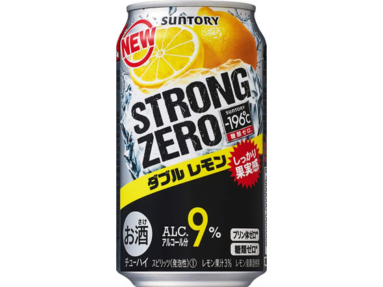 サントリー -196℃ストロングゼロ ダブルレモン 9度 350ml