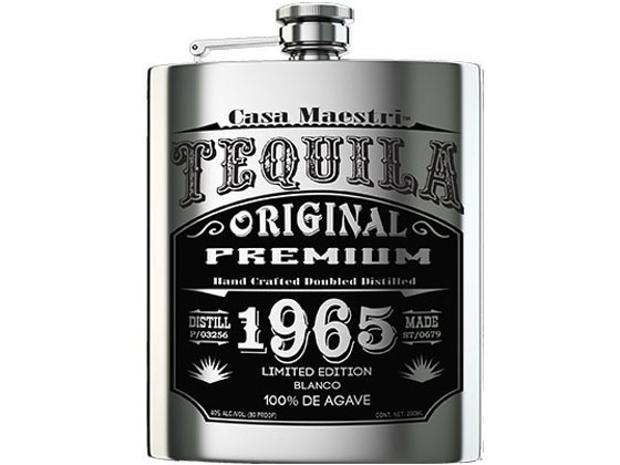 【お取り寄せ】スリーアローズ カサ・マエストリ テキーラ フラスクボトル 40度 200ml