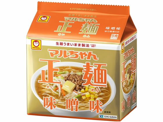 東洋水産 マルちゃん正麺 味噌味 5食パックのサムネイル