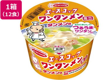 エースコック/ミニワンタンメン タンメン味 12食