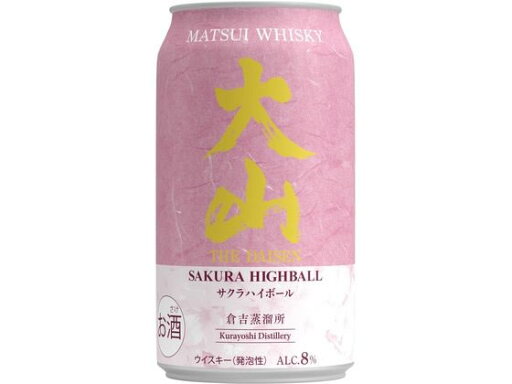 松井酒造 大山サクラハイボール 8度 350mL 松井酒造 大山サクラハイボール 8度 350mL