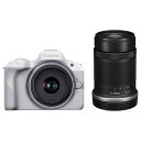 キャノン ミラーレス一眼カメラ EOS R50 ダブルズームキット ホワイト(2)