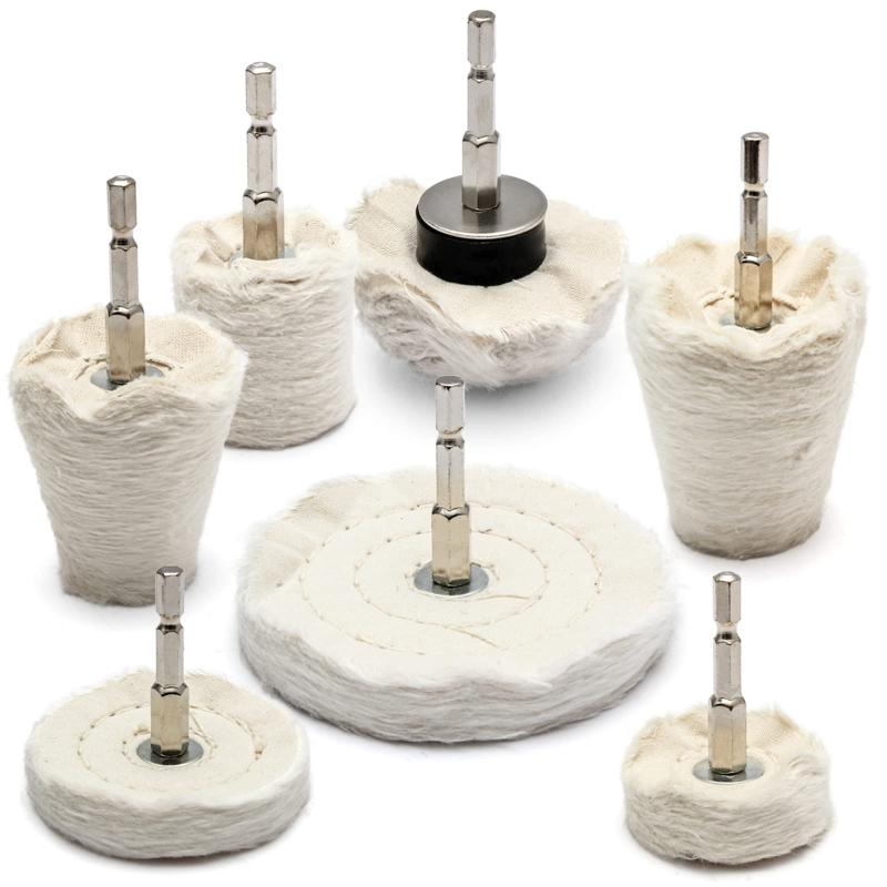 メドーン 電動ドライバー 六角轴 ドリル セット ホイル磨きバフ 研磨剤 アルミホイール磨き剤 ポリッシ..