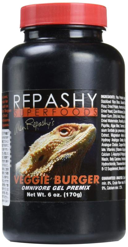 レパシー (REPASHY) ベジバーガー 6oz(170g) 牧草色草食傾向の強い雑食爬虫類の主食となるフード