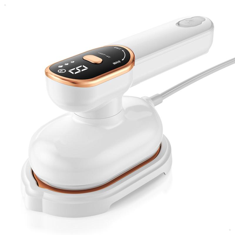 スチームアイロン ハンディ アイロン 衣類スチーマー 【3段階スチーム ディスプレイ表示】 ハンガーに..