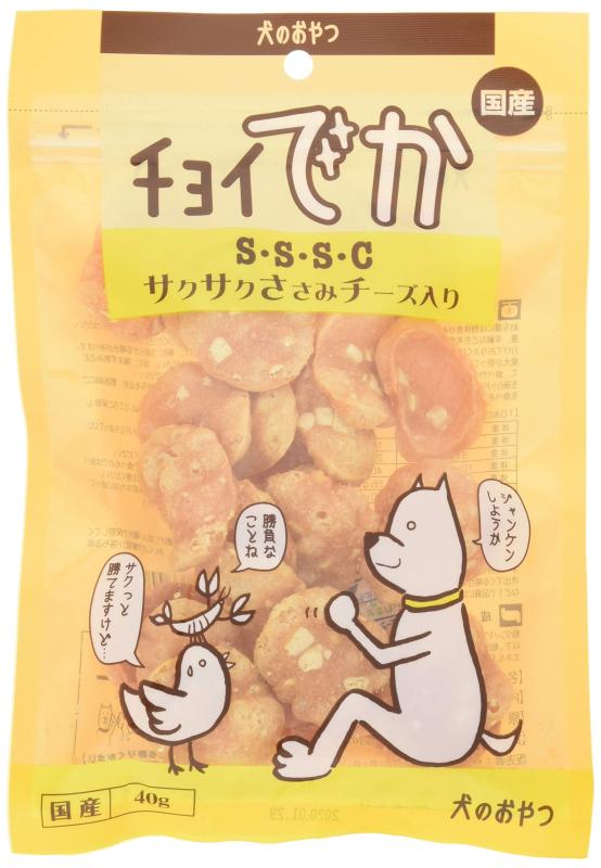 チョイあげ 犬用おやつ サクささみチーズ 40グラム (x 3) (まとめ買い)