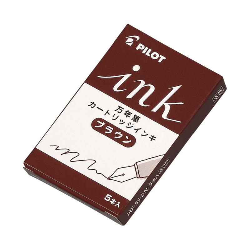 パイロット 万年筆カートリッジ ink ブラウン 5本入×10個 IRF50S10BN【適合品】万年筆・デスクペン【仕様】カートリッジインキ【インキ色】ブラウン【】パイロットのカートリッジ式万年筆に使用できます 【】カスタム823、カスタムヘリテイジ92にはご使用できません【入数】5本入り×10個
