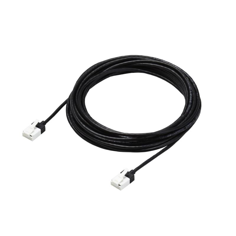 エレコム LANケーブル CAT6A 5m ツメが折れない スーパースリム ブラック ECLD-GPASSTBK50