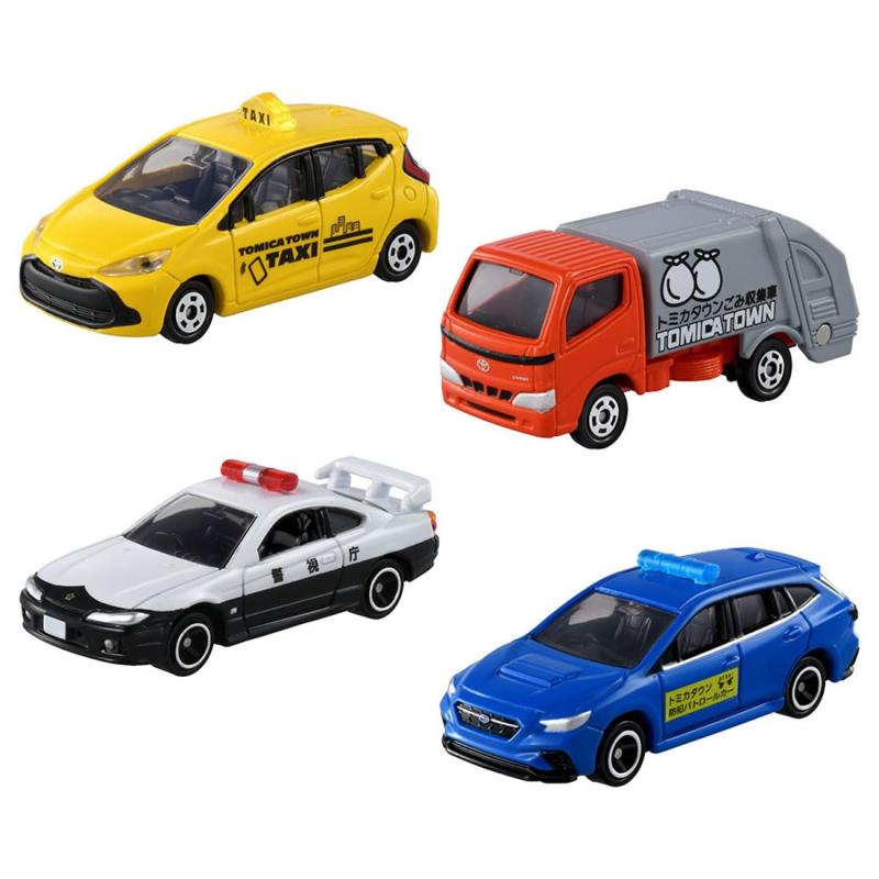 タカラトミー(TAKARA TOMY) トミカ ギフト 集まれトミカタウンではたらく車セット ミニカー おもちゃ 3歳以上