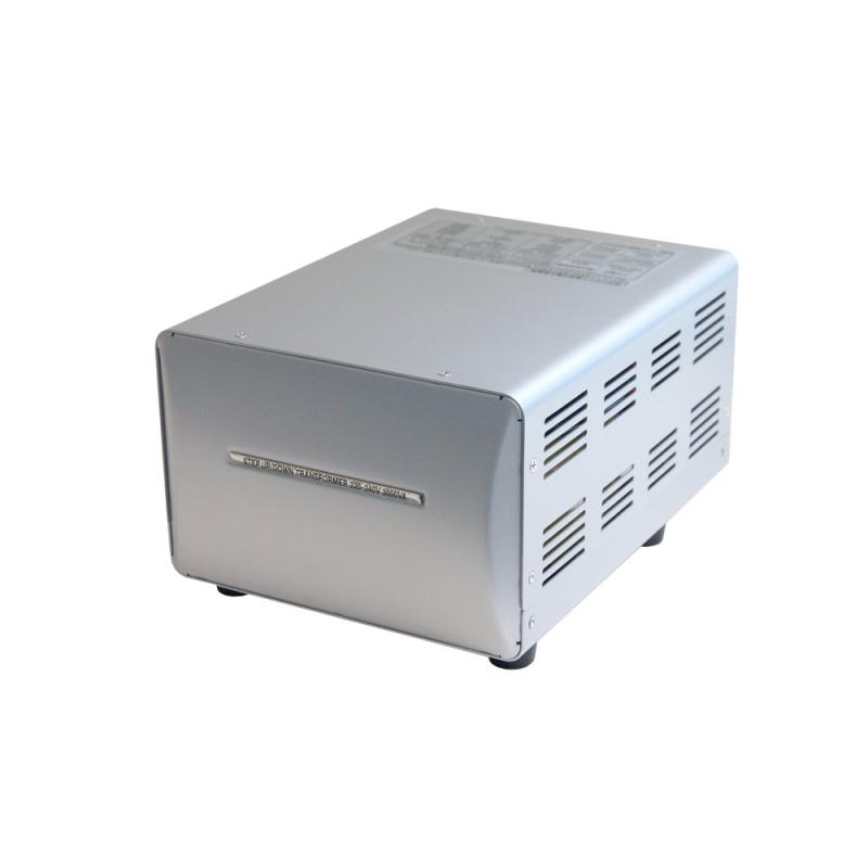 カシムラ(Kashimura) 海外国内用 変圧器 AC 220V ~ 240V / 3000W 本体電源プラグ Aプラグ, 出力コンセント Aタイプ×2(SEタイプ兼用1口) NTI-119