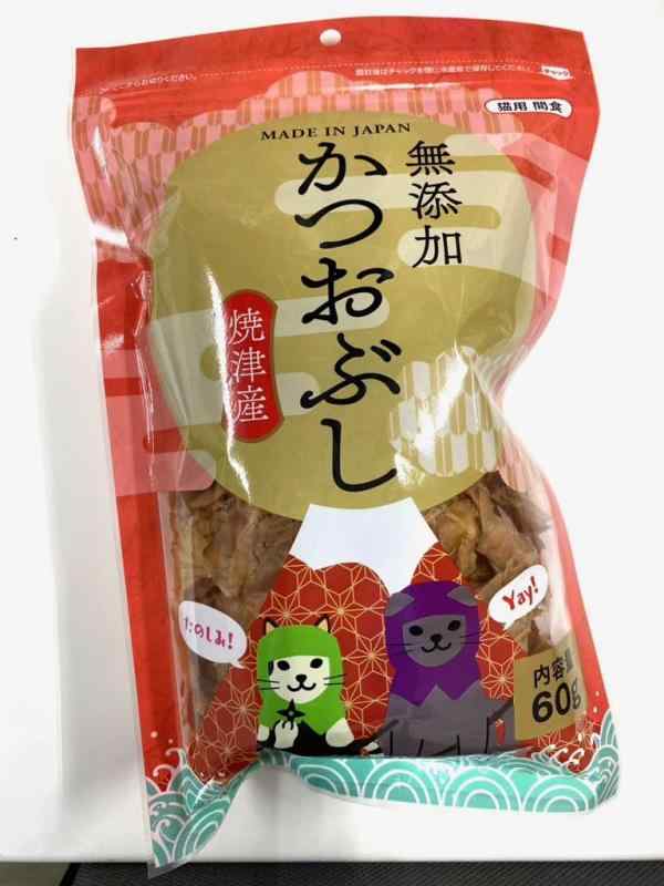 木村海産 猫用おやつ 焼津産 無添加 かつおぶし 60g 6袋入り (ケース販売)