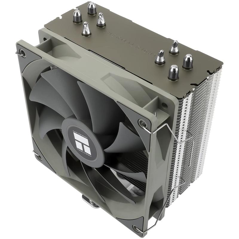 Thermalright Assassin Spirit 120 V2 CPUエアクーラ、4ヒートパイプ、TL-C 12C V2 PWM静音ファンCPUクーラ、コンピュータラジエータクーラ、AMD AM4/AM5/Intel 1700/115/1151/