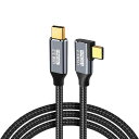 USB C ケーブル L字 0.5M Type-C L型 【PD対応 100W急速充電/ USB 3.1 Gen2標準 10Gbpsデータ転送】 USB-C t...