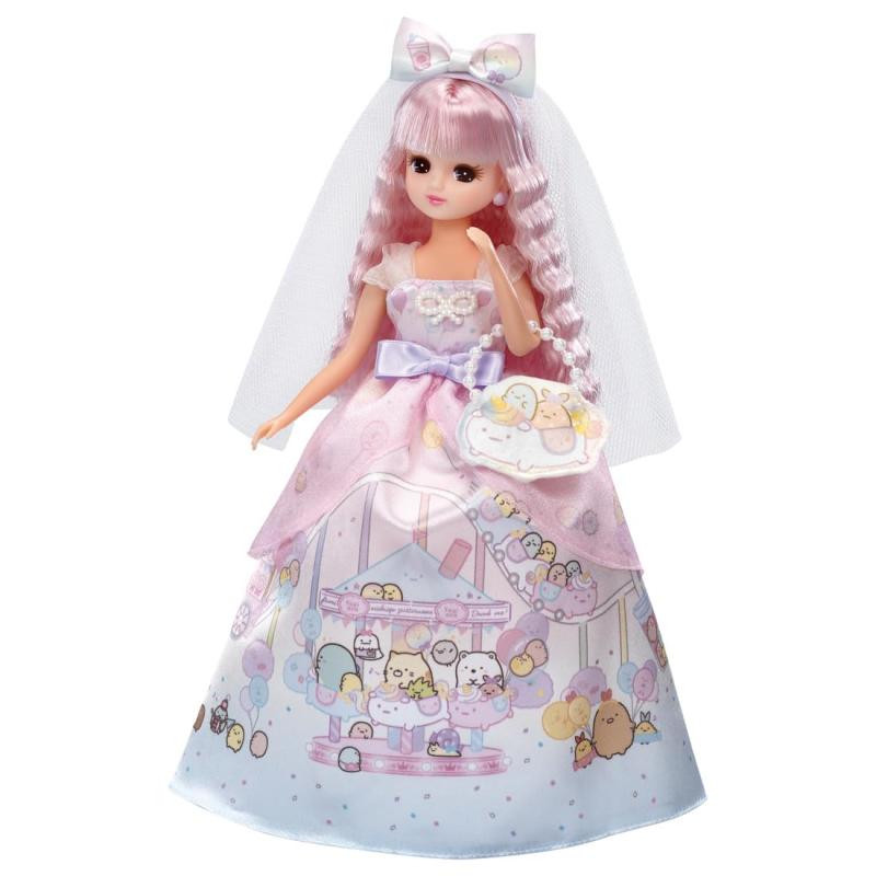 タカラトミー(TAKARA TOMY) リカちゃん ドール LD-05 すみっコぐらしだいすきウエディング 着せ替え おままごと おもちゃ 3歳以上(C) TOMY (C)2023 San-X Co., Ltd. All Rights Reserved.電池は使用しません。