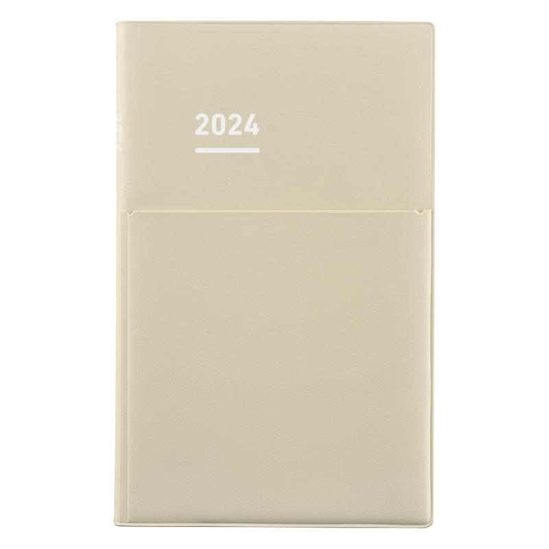 コクヨ 手帳 2024年 スケジュール帳 ジブン手帳 Biz mini Spring マンスリー ウィークリー B6 スリム ライトベージュ ニ-JBM1LS-244 2024年 3月始まり