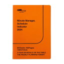 手帳 2024 ハイタイド 2024年3月始まり (4月始まり対応) ミニットマネージャー (A5 レフト ウィークリー) 週間 オレンジ