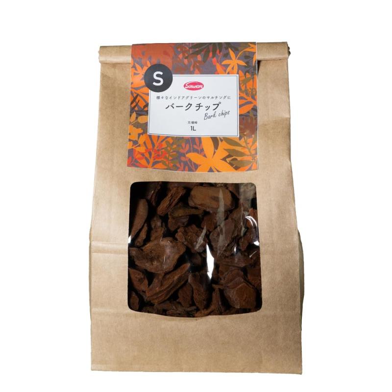 サンアンドホープ クラフト バークチップ S 1L マルチング材 夏場の乾燥防止 冬場の保温
