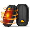 aimdty 充電式カイロ ハンドウォーマー 2個セット 8000mAh 最新型分離式設計 最大11時間連続使用 2秒急速発熱 大容量 マグネット式 分離式 電気カイロ 寒さ対策 3段階温度調節 軽量 コンパクト