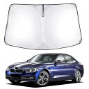 BMW 3シリーズ F30 F31 F34 専用 サンシェード フロント 2012~2019 車 サンシェード フロントガラス用 UVカット 日よけ 高密度生地 車中泊 遮光 断熱 取付簡単 折り畳み式 アクセサリー カスタム 内