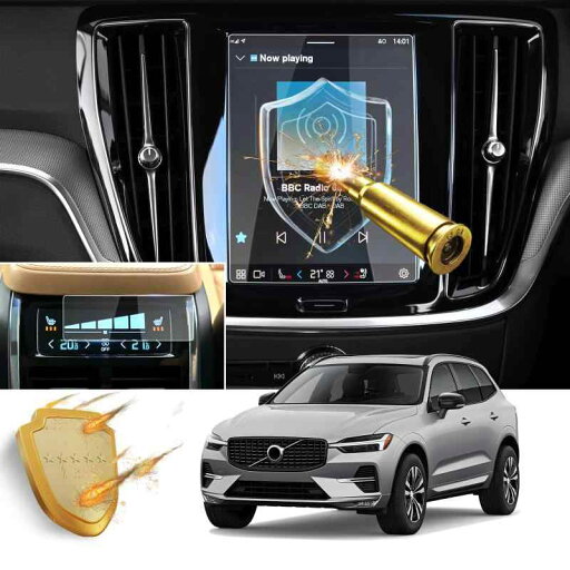 【RUIYA】ボルボ XC60/XC40/XC90/V60 ナビ+エアコンフィルム ボルボ XC60 カーナビ + エアコンパネル専用液晶保護フィルム XC40ナビ保護フィルム 指紋防止 撥水撥油 99.9%透過率 汚れキズ防止 無損画 【RUIYA】ボルボ XC60/XC40/XC90/V60 ナビ+エアコンフィルム ボルボ XC60 カーナビ + エアコンパネル専用液晶保護フィルム XC40ナビ保護フィルム 指紋防止 撥水撥油 99.9%透過率 汚れキズ防止 無損画