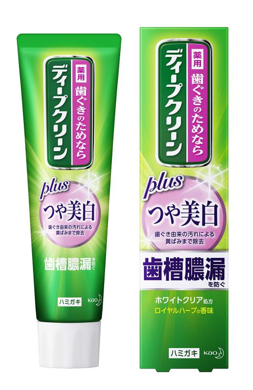 ディープクリーン 薬用ハミガキ つや美白 100g 「1450ppmの高濃度フッ素配合」「ホワイトニング」[医薬部外品]