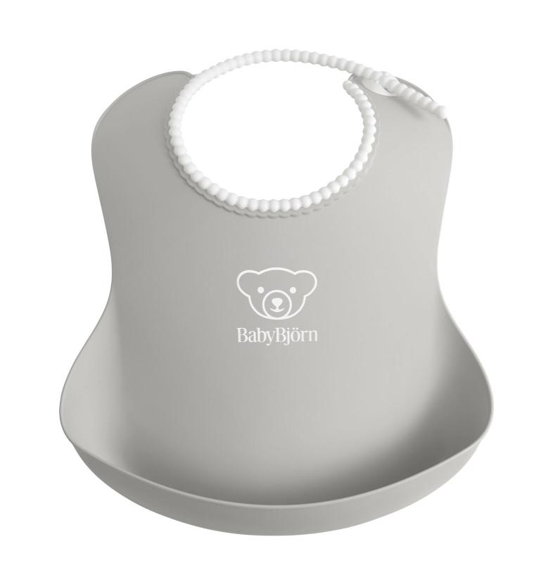 [ベビービョルン] ベビースタイ グレー よだれかけ スタイ お食事エプロン BabyBjorn 単品のサムネイル