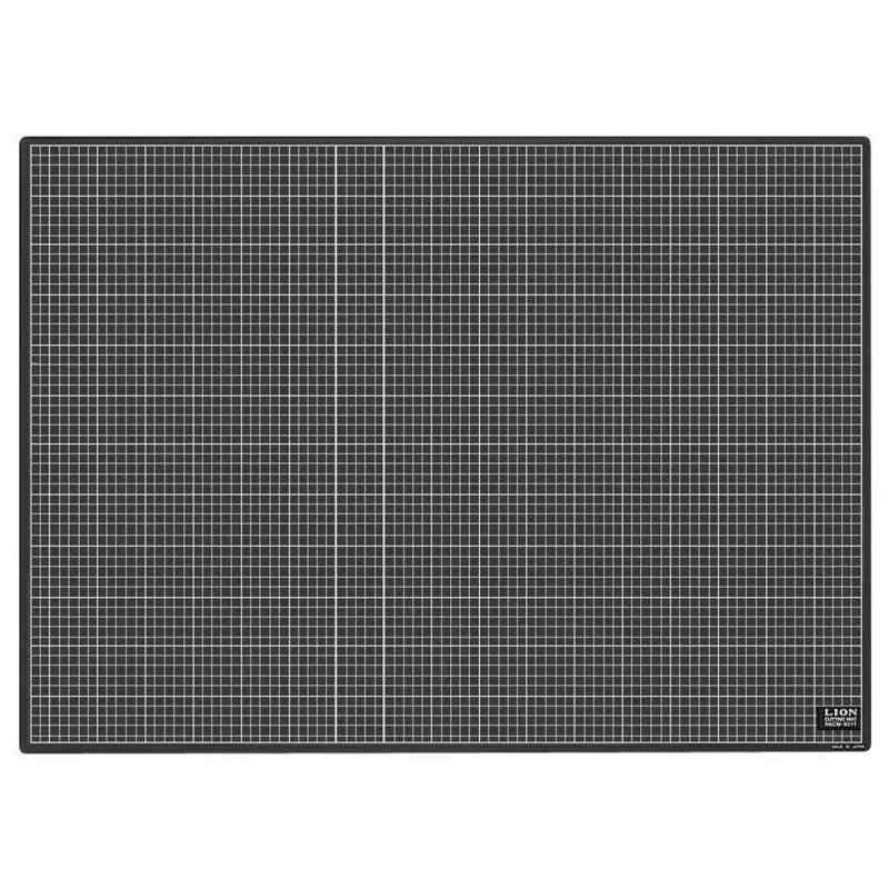 ライオン事務器 カッティングマット 900×620mm CM-9011 黒/黒