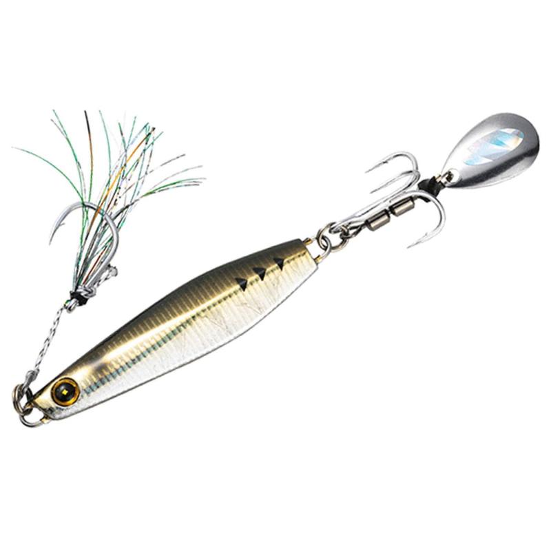 ハヤブサ(Hayabusa) メタルジグ FS417 ジャックアイ マキマキ 30g #5 ライブリーアジ FS417