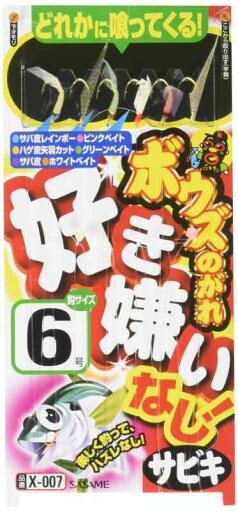 ささめ針(SASAME) X-007 ボウズノガレ好き嫌いナシ 6号1 金 ささめ針(SASAME) X-007 ボウズノガレ好き嫌いナシ 6号1 金
