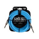 【正規品】 ERNIE BALL 6417 楽器用シールド ケーブル 20フィート FLEX INSTRUMENT CABLE 6.09m S-S型 ブルー(2)