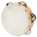 KC 皮付きタンバリン カーフスキン 15cm TCS-15/5(2)