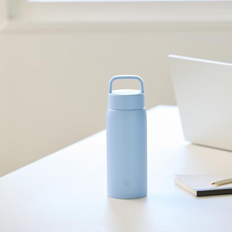 象印 水筒 ステンレスマグ 大容量 800ml 【運動におすすめ】 ハンドル スクリュー 食洗機対応 シームレスせん お手入れ点数2点 フロストブルー SU-DA80-AM cocohi-nata-10353791 cocohi-nata サンプル画像2