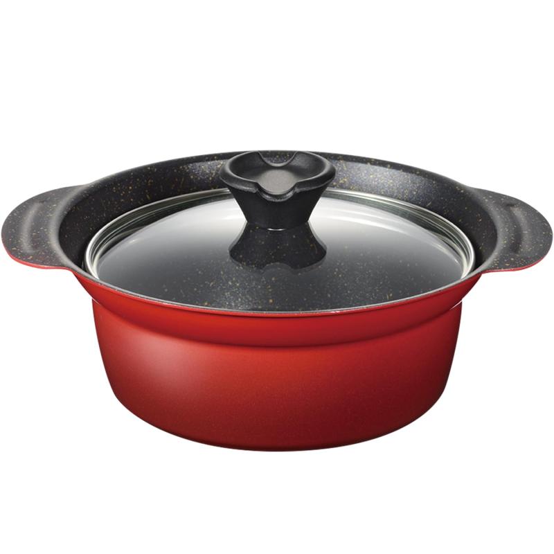 和平フレイズ 土鍋風 卓上鍋 16cm 1.6L 5号 1人用 IH対応 ガス PFOAフリー ふっ素樹脂加工 なごみ丈膳 ..