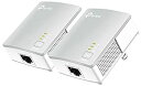 【中古】TP-Link PLCアダプター TL-PA4010 KIT 有線LAN コンセント LAN 2台 キット 総務省指定