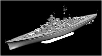 【中古】(非常に良い)ドイツレベル 1/350 ドイツ海軍戦艦 ビスマルク プラモデル