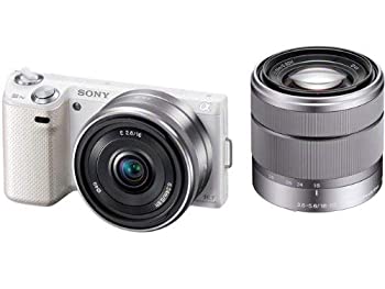 【中古】(非常に良い)ソニー SONY デジタル一眼カメラ α NEX-5N ダブルレンズキット ホワイト NEX-5ND/W