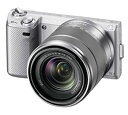 【中古】ソニー SONY ミラーレス一眼カメラ α NEX-5N ダブルズームレンズキット シルバー NEX-5NY/S