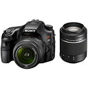 【中古】ソニー SONY ミラーレス一眼 α65 ダブルズームレンズキット DT 18-55mm F3.5-5.6 SAM+DT 55-200mm F4-5.6